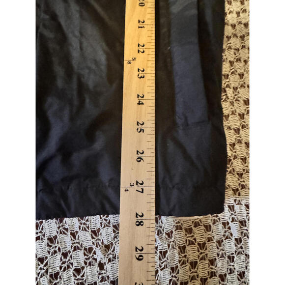 COLUMBIA MEN'S LINED WINDBREAKER BLACK HOODED JACKET SIZE L - Picture 10 of 11